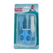 Kit Manicure com Estojo Azul Siprianni Kit Manicure com Estojo Azul Siprianni
