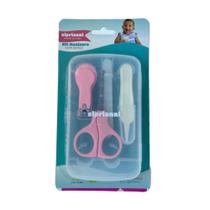 Kit Manicure com Estojo Rosa Siprianni Kit Manicure com Estojo Rosa Siprianni