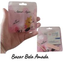 Kit Manicure Completo 4 Peças Profissional Lixa, espátula, lencinho removedor e cola para unha Kit Manicure Completo 4 Peças Profissional Lixa, espátula, lencinho removedor e cola para unha