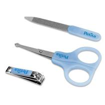 Kit Manicure Infantil Azul 3 Peças - Petita