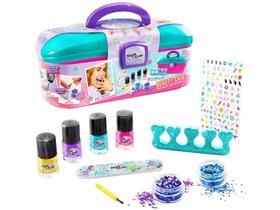 Kit Manicure Infantil Maleta de Beleza Decore Suas - Unhas Fun 11 Peças