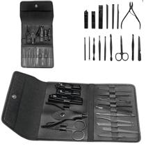 Kit Manicure Pedicure Conjunto Profissional Premium Compacto e Dobrável 16 Peças Resistente à Ferrugem Kit Manicure Pedicure Conjunto Profissional Premium Compacto e Dobrável 16 Peças Resistente à Ferrugem