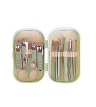 Kit Manicure Pedicure Profissional 14 Peças Estojo Compacto