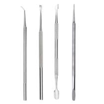 Kit Manicure Profissional 4 Instrumentos Aço Inox Marco Boni Kit Manicure Profissional 4 Instrumentos Aço Inox Marco Boni