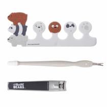 Kit Manicure Ursos Sem Curso Fofo Original Miniso