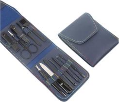 Kit Manicure Viagem Emergência Alicate Unha Pinça 12 pç inox