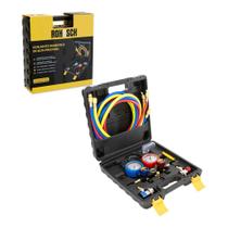 Kit Manifold AC Maleta Completa c/ Mangueira 2,50m (ROHRSCH)