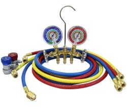 Kit Manifold Analógico 2 Vias Mastercool R134a R22 R12 R404a