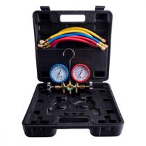 Kit Manifold com Visor Hulter Mangueira 1/4" 90cm com Maleta HT5536GPF