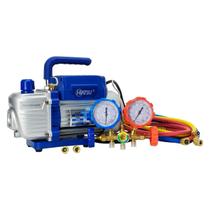 Kit Manifold Premium MPH-332 Hiatsu + Bomba de Vácuo 2 CFM VPH120 Hiatsu