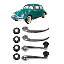 Kit Manivela Maçaneta Int Roseta Fusca 59 A 70 Karmann Ghia