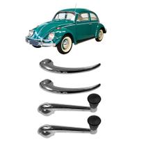 Kit Manivela Maçaneta Interna Fusca 59 A 70 Karmann Ghia