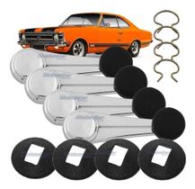Kit Manivela Maçaneta Rosetas Opala com 12 Peças Nova Preto Kit Manivela Maçaneta Rosetas Opala com 12 Peças Nova Preto
