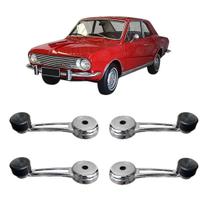 Kit Manivela Vidro Metal Cromada Corcel 1 Belina 1 Maverick Kit Manivela Vidro Metal Cromada Corcel 1 Belina 1 Maverick