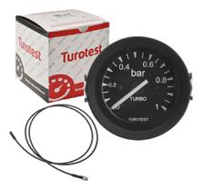 Kit Manômetro + Instalação Pressão Turbo Turbina 1 Kg 52mm