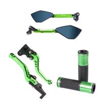 Kit Manopla Aberta Retrovisor Esportivo Manete Mt07 Mt09 Xj6