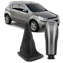 Kit Manopla / Bola De Câmbio + Coifa De Câmbio Agile 2010 até 2013 Kit Manopla / Bola De Câmbio + Coifa De Câmbio Agile 2010 até 2013