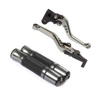 Kit Manopla Esportiva Manete Alumínio Resistente Pop 100 110