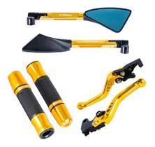 Kit Manopla Jupiter Retrovisor Esportivo Manete Pop 100 110