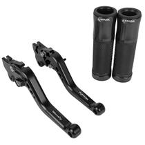 Kit Manopla Luva Manete Esportivo Stark Honda Bros 150 Lona