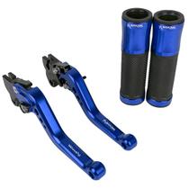 Kit Manopla Luva Manete Esportivo Stark Honda Bros 150 Lona