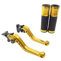 Kit Manopla Luva Manete Esportivo Yes 125 Intruder 125 Dafra Riva