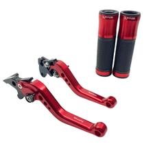 Kit Manopla Luva Manete Esportivo Yes 125 Intruder 125 Dafra Riva