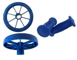 Kit Manopla Mais Rodinha Avulsa P/ Bicicleta Aro 12 Nathor