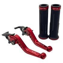 Kit Manopla Manete Esportivo Moto Yamaha Nmax 160 Nmax Todas