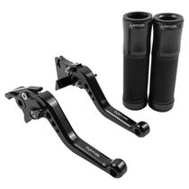 Kit Manopla Manete Esportivo Stark Race Dafra Next 250 300