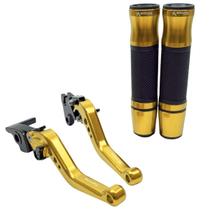 Kit Manopla Monster Manete Esportivo Factor Fazer 150 UBS