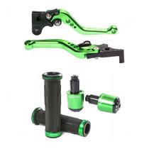 Kit Manopla Punho + Peso Manete Esportivo Moto Honda Cb 500f