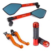 Kit Manopla Retrovisor Manete Ninja 250 300 400 Z 300 Z 400 Kit Manopla Retrovisor Manete Ninja 250 300 400 Z 300 Z 400