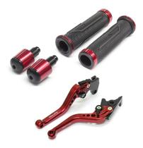 Kit Manopla XL+Peso Manete Lander Crosser Tenere Fazer 250