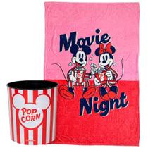 Kit Manta + Balde Pipoca MICKEY E MINNIE - Zona Criativa