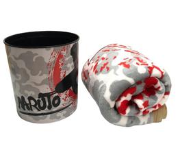 Kit manta + balde pipoca naruto - zona criativa