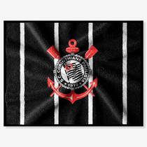 Kit Manta c/ Balde pipoca Futebol Corinthians licenciado Cor:preta Kit Manta c/ Balde pipoca Futebol Corinthians licenciado Cor:preta