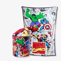 Kit Manta Com Balde Marvel Comics Kit Manta Com Balde Marvel Comics