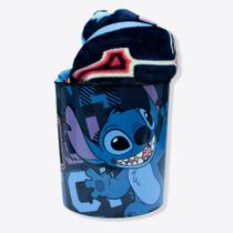 Kit Manta Com Balde Stitch Disney - Zona Criativa