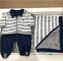 Kit manta com macacão tamanho p