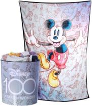 Kit Manta e Balde Mickey Disney 100 Anos Kit Manta e Balde Mickey Disney 100 Anos