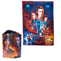 Kit Manta e Balde Zona Criativa Stranger Things Original 1magnus