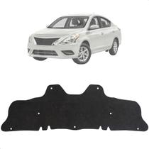 Kit Manta Forro Do Capô E Presilha Nissan Versa 2011 2012 2013 2014 2015 2016 2017 2018 2019 2020 Presilha