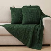 Kit Manta Para Sofá Decorativa Protetora E Capas De Almofada P05