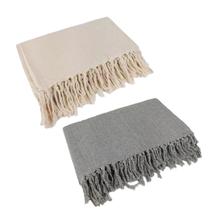 Kit Manta Para Sofá Gigante Decorativa Cama Coberta Algodão