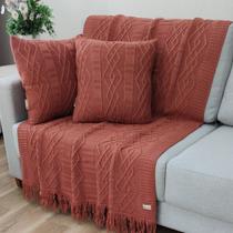 KIT MANTA SOFA TRICO DECORATICA 150X90cm +2 CAPA DE ALMOFADA KIT MANTA SOFA TRICO DECORATICA 150X90cm +2 CAPA DE ALMOFADA