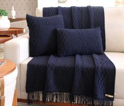 KIT MANTA SOFA TRICO DECORATICA 150X90cm +2 CAPA DE ALMOFADA KIT MANTA SOFA TRICO DECORATICA 150X90cm +2 CAPA DE ALMOFADA