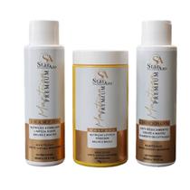 Kit Manteiga Premium Shampoo e condicionador de 500ml e Máscara de 1kg. Kit Manteiga Premium Shampoo e condicionador de 500ml e Máscara de 1kg.