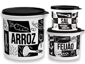 Kit Mantimentos Pop Box Arroz 5KG+Feijão+Sal