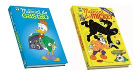 Kit Manual do Gastão & Manual do Mickey Disney Edição de Colecionador Capa Dura